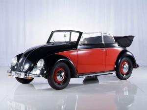 Volkswagen Beetle Cabriolet by Karmann 1949 года